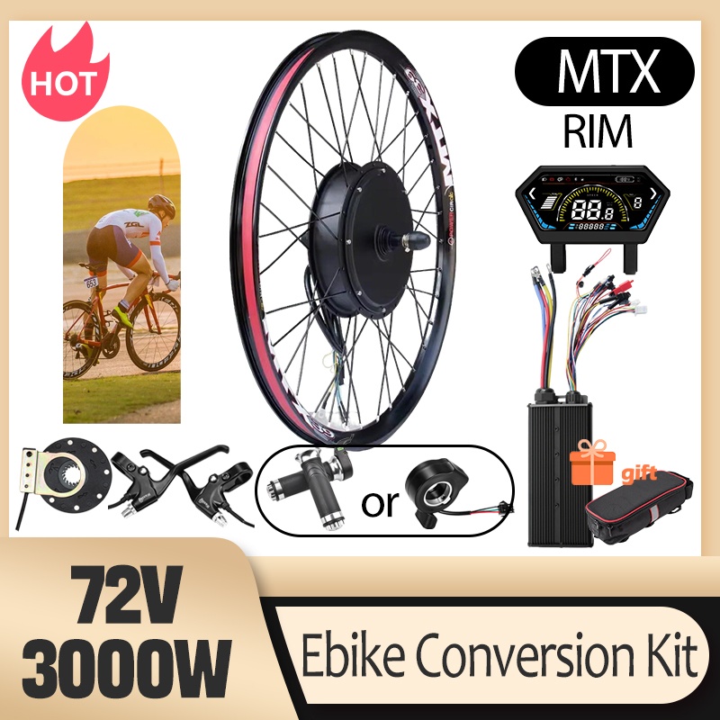 Kit de Conversão para Biciclet - Ebike Conversion Kit 72V 3000W avaliação e preço