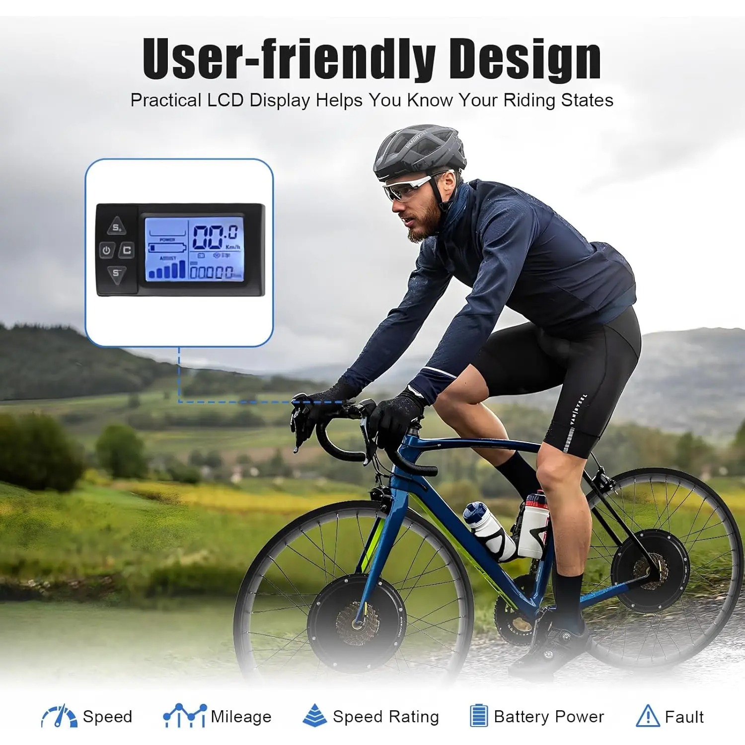 Kit de conversão para biciclet - 72V 5000W Hub Motor Kit avaliação e preço